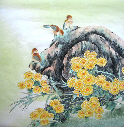 Chrysanthemum,66cm x 66cm(26〃 x 26〃),2011037-z