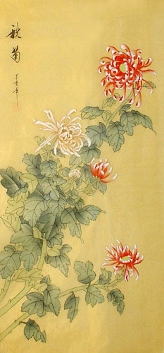 Chrysanthemum,40cm x 80cm(16〃 x 31〃),2336071-z