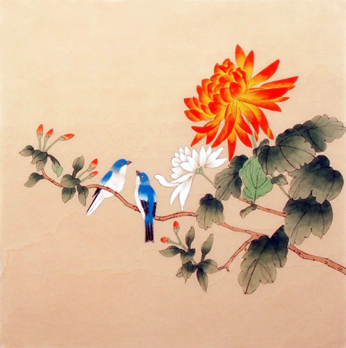 Chrysanthemum,40cm x 40cm(16〃 x 16〃),2340021-z