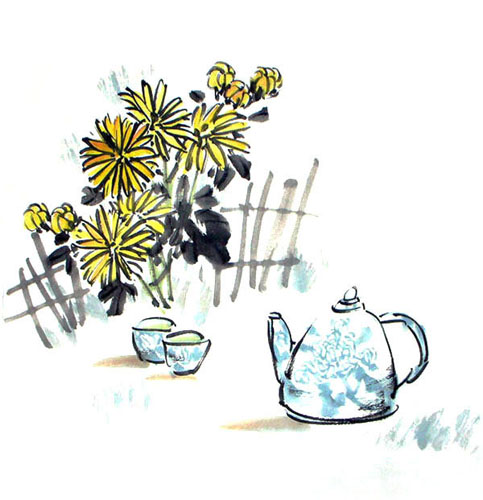 Chrysanthemum,33cm x 33cm(13〃 x 13〃),2360050-z