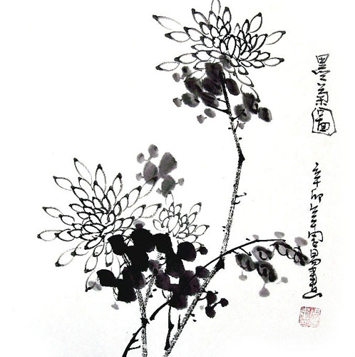 Chrysanthemum,33cm x 33cm(13〃 x 13〃),2396019-z