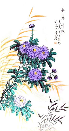 Chrysanthemum,50cm x 100cm(19〃 x 39〃),2431003-z