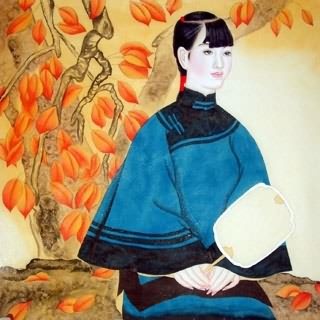 Chinese Contemporary Figures Painting,66cm x 66cm,3618004-x