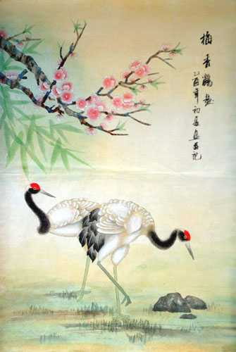 Crane,45cm x 65cm(18〃 x 26〃),4319024-z