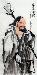 Chinese Da Mo Painting,50cm x 100cm,3748002-x