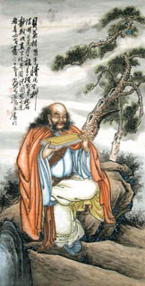 Chinese Da Mo Painting,66cm x 136cm,3804008-x