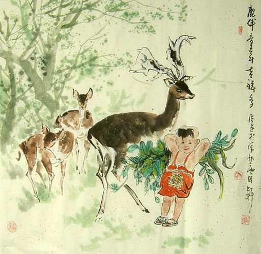Deer,66cm x 66cm(26〃 x 26〃),4457002-z