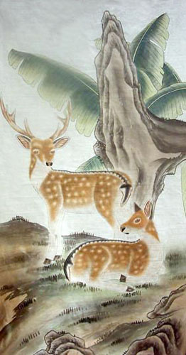 Deer,69cm x 138cm(27〃 x 54〃),4460002-z