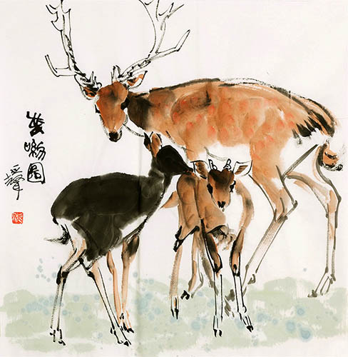 Deer,68cm x 68cm(27〃 x 27〃),ys41202009-z