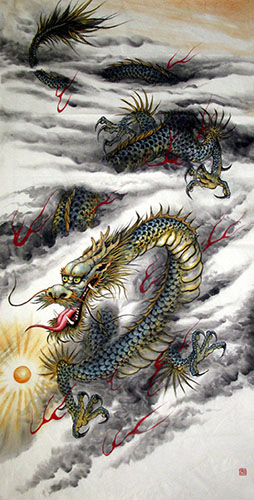 Dragon,68cm x 136cm(27〃 x 54〃),4696007-z