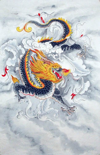 Dragon,43cm x 65cm(17〃 x 26〃),4732001-z