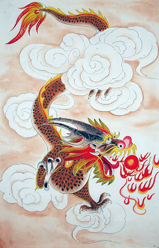 Dragon,43cm x 65cm(17〃 x 26〃),4732004-z