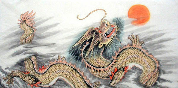 Dragon,50cm x 100cm(19〃 x 39〃),4741003-z
