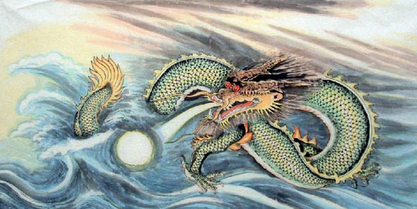 Dragon,50cm x 100cm(19〃 x 39〃),4741004-z
