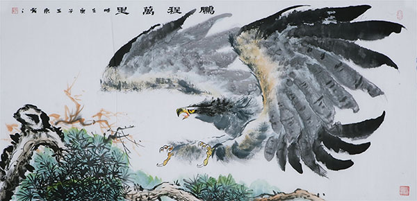 Eagle,68cm x 136cm(27〃 x 54〃),cyd41123008-z