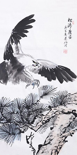 Eagle,50cm x 100cm(19〃 x 39〃),wjh41220001-z