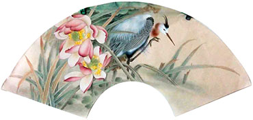 Chinese Egret Painting,60cm x 21cm,2011045-x