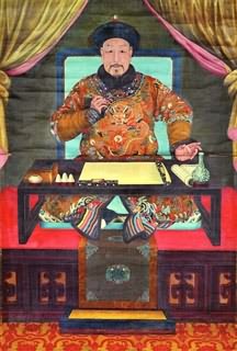 Chinese Emperor & Empress Painting,80cm x 120cm,3541027-x