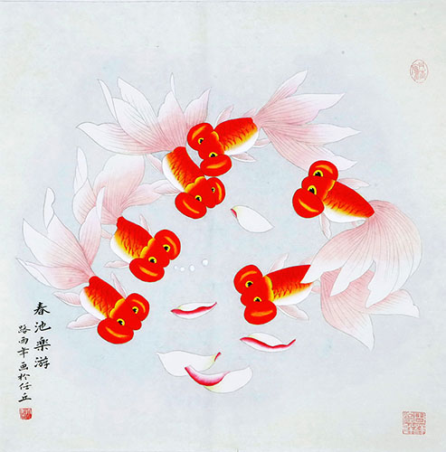 Goldfish,66cm x 66cm(26〃 x 26〃),2622025-z
