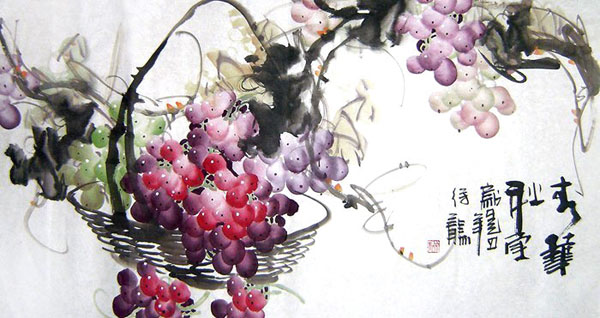 Grape,50cm x 100cm(19〃 x 39〃),2469003-z
