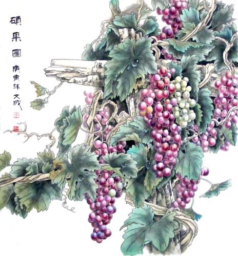 Grape,62cm x 62cm(24〃 x 24〃),2557001-z