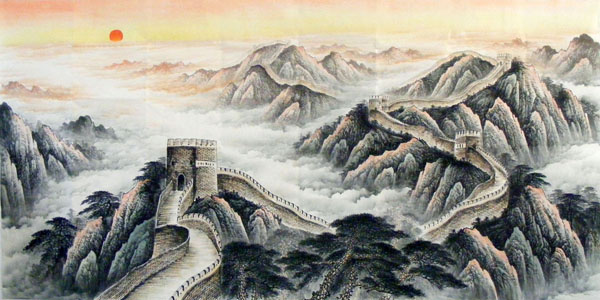 Great Wall,120cm x 240cm(47〃 x 94〃),1081008-z