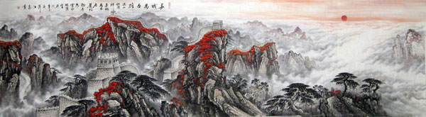 Great Wall,97cm x 340cm(38〃 x 134〃),1086016-z