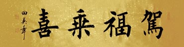 Chinese Health Calligraphy,34cm x 138cm,5901004-x