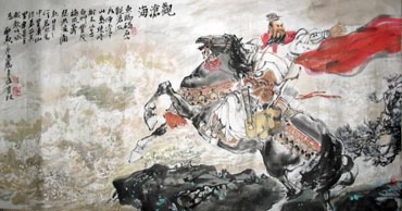 Chinese History & Folklore Painting,69cm x 138cm,3447048-x