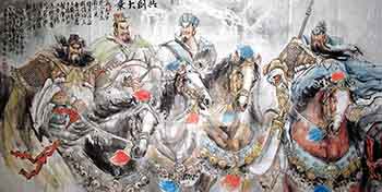 Chinese History & Folklore Painting,120cm x 240cm,3447177-x