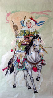 Chinese History & Folklore Painting,70cm x 135cm,3807001-x