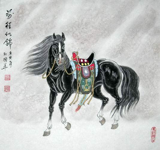 Horse,50cm x 50cm(19〃 x 19〃),4720051-z
