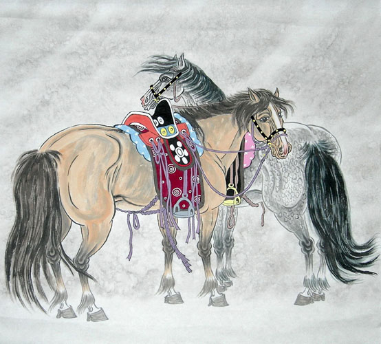 Horse,50cm x 50cm(19〃 x 19〃),4720062-z