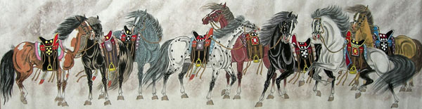 Horse,34cm x 138cm(13〃 x 54〃),4720066-z