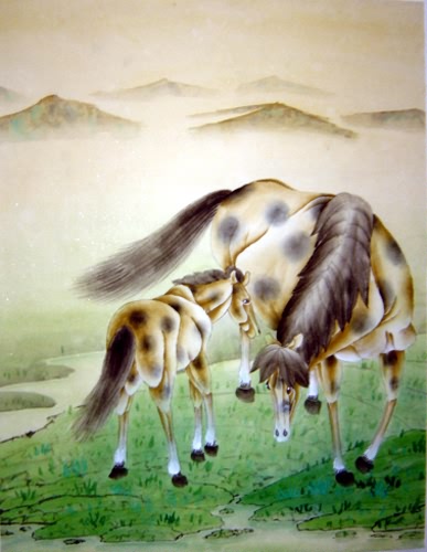 Horse,60cm x 80cm(23〃 x 31〃),4731007-z