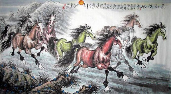 Horse,97cm x 180cm(38〃 x 70〃),4736003-z