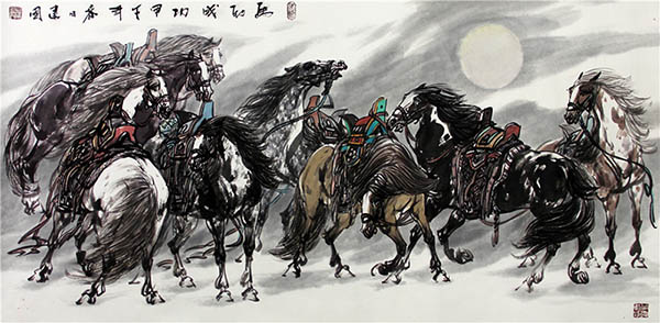 Horse,68cm x 136cm(27〃 x 54〃),tjg41177003-z