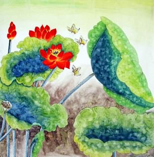 Chinese Insects Painting,66cm x 66cm,2603019-x