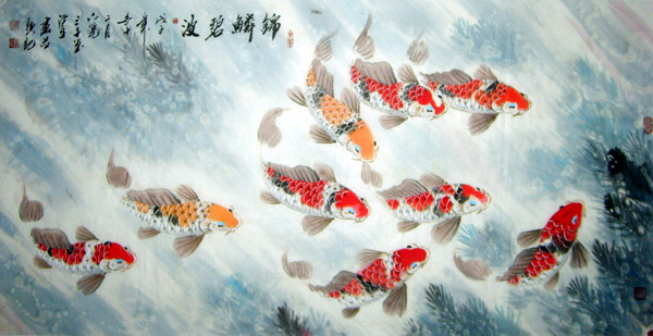 Koi Fish,66cm x 136cm(26〃 x 53〃),2326006-z