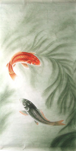 Koi Fish,69cm x 138cm(27〃 x 54〃),2735004-z