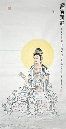 Kuan Yin,66cm x 130cm(26〃 x 51〃),3011012-z