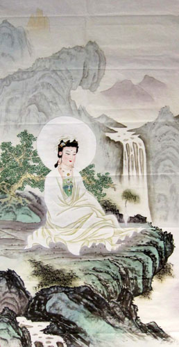 Kuan Yin,66cm x 136cm(26〃 x 53〃),3082002-z