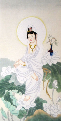 Kuan Yin,66cm x 136cm(26〃 x 53〃),3082019-z