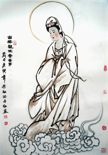 Kuan Yin,69cm x 138cm(27〃 x 54〃),3167001-z