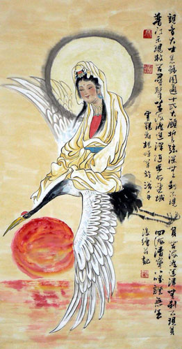 Kuan Yin,50cm x 100cm(19〃 x 39〃),3518094-z