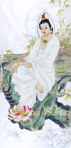 Kuan Yin,66cm x 136cm(26〃 x 53〃),3547012-z