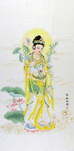 Kuan Yin,66cm x 136cm(26〃 x 53〃),3547015-z