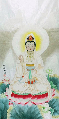 Kuan Yin,66cm x 136cm(26〃 x 53〃),3547018-z