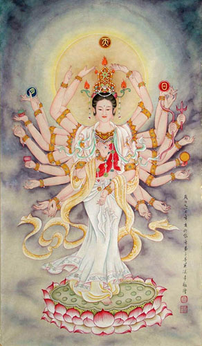Kuan Yin,65cm x 105cm(26〃 x 41〃),3761004-z