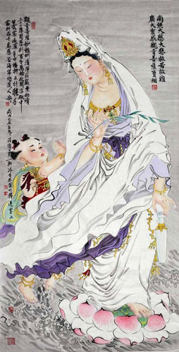 Kuan Yin,66cm x 136cm(26〃 x 53〃),3776019-z